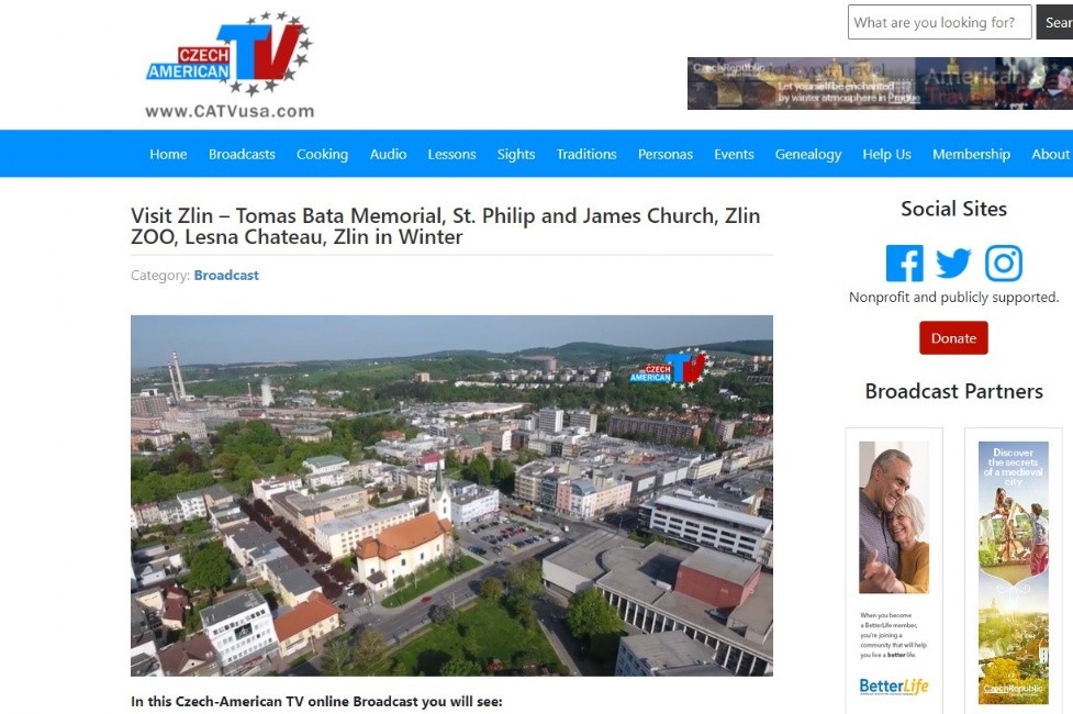 Zlín se prezentoval v Americe