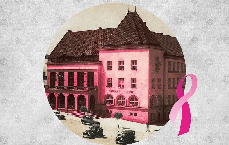 Radnice ve Zlíně bude nasvícena do růžova