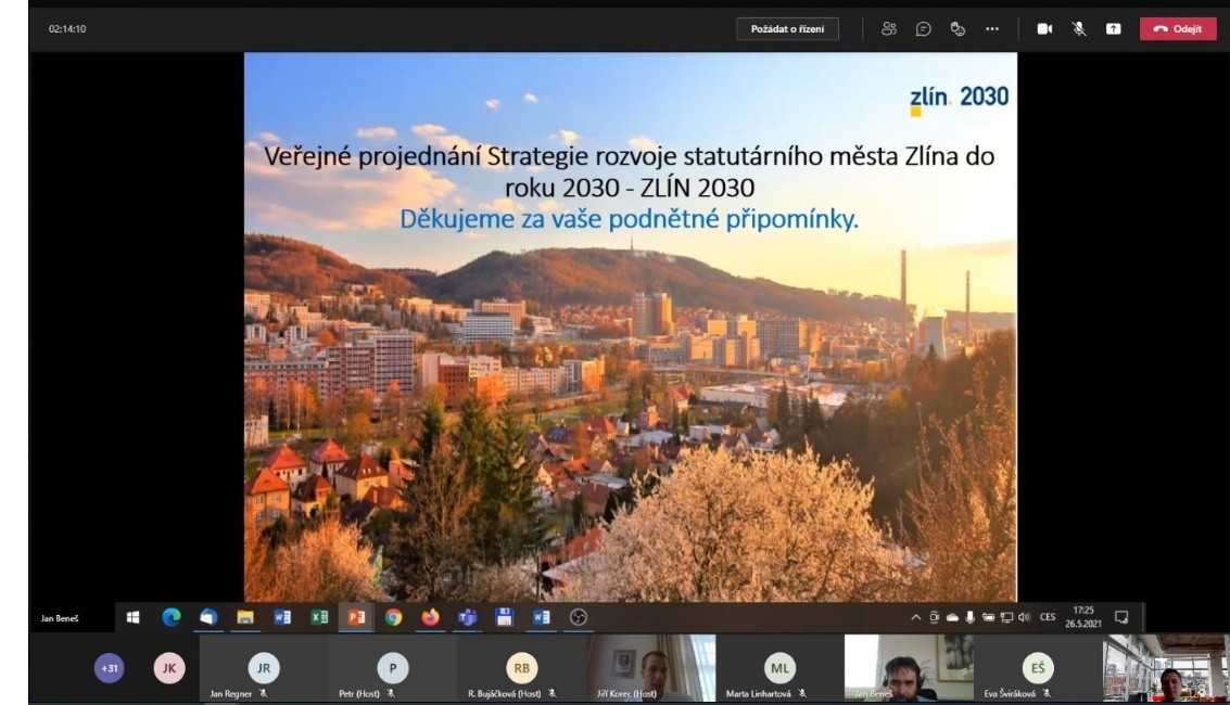 Veřejnost se do projednání strategického dokumentu města zapojila online