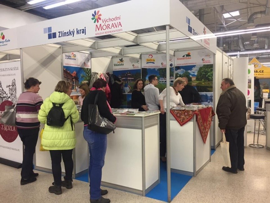 Zlín se prezentoval na společné expozici s ostatními městy z turistické oblasti Východní Morava