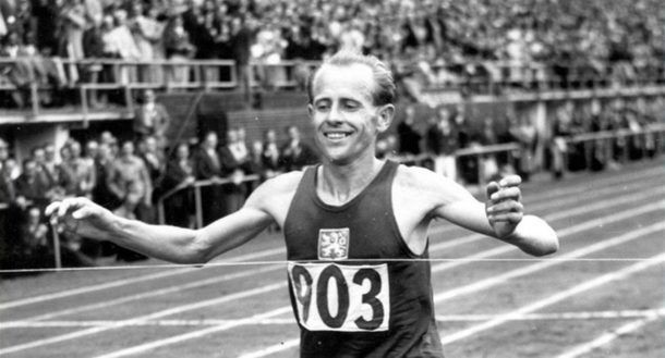 Emil Zátopek na dobové fotografii. Foto: internet
