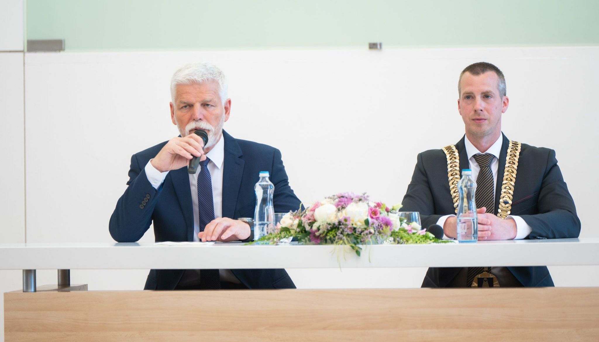 Prezident Petr Pavel zavítal na zlínskou radnici