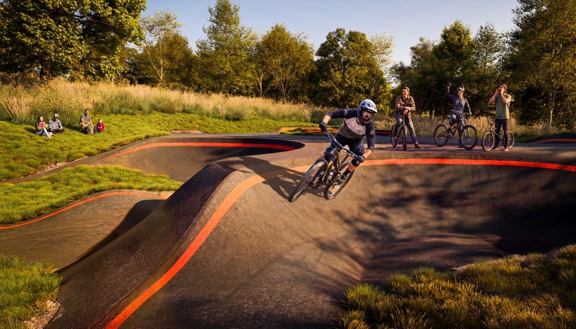 Město Zlín postaví na Vršavě nový sportovní areál. Vznikne pumptrack i dirt park